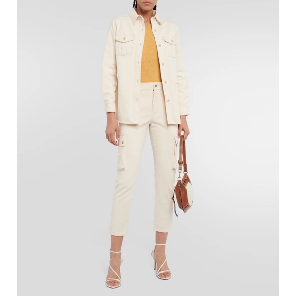 Isabel Marant Evalia‎ Tapered Cotton Cargo Pants